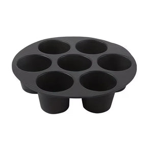 7-Cup Non-Stick Air Fryer Muffin & Cupcake Baking Tray – close-up detail
