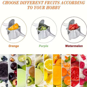 Heavy Duty Manual Lemon Juicer Powerful Hand Press Citrus Fruit Squeezer