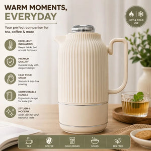 Vacuum Insulated Thermal Jug 1L – Hot & Cold Beverage Server
