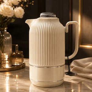 Vacuum Insulated Thermal Jug 1L – Hot & Cold Beverage Server – close-up detail