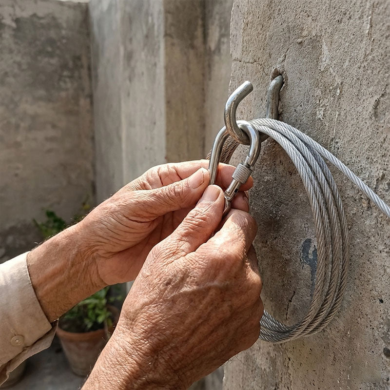 Stainless Steel PVC Coated Clothesline – Heavy-Duty Rust-Resistant Drying Wire