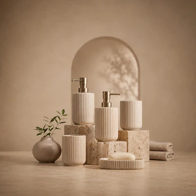 Soap Dispensers, Dishes and Tumblers