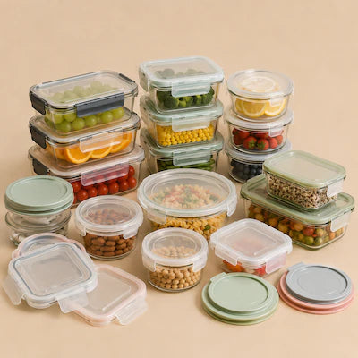 Food Storage Containers and Covers