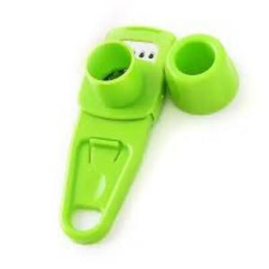 2-in-1 Garlic & Ginger Mini Grater – Easy Press Kitchen Grinder – close-up detail