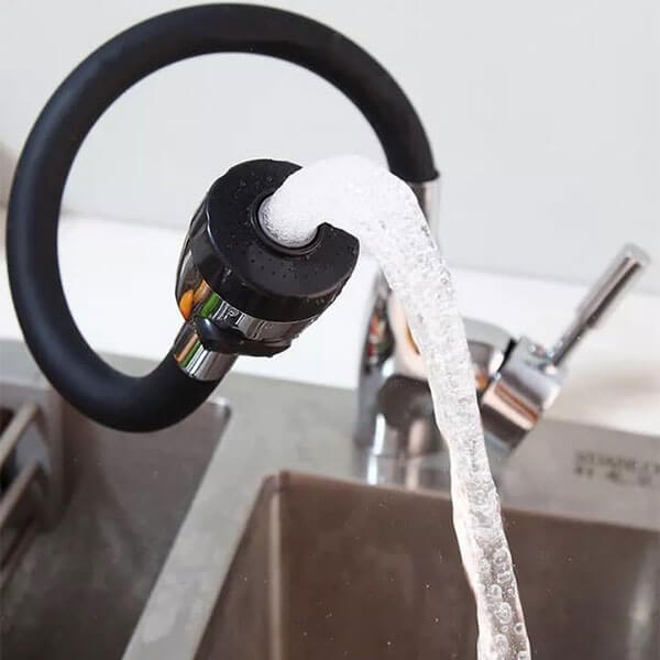 360° Bendable Silicone Faucet Nozzle – Jet & Soft Stream