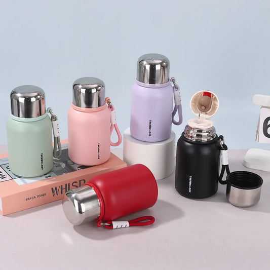 450ml Double Wall Stainless Steel Thermo Cup – Leak-Proof Coffee Mug with Lid & Handle