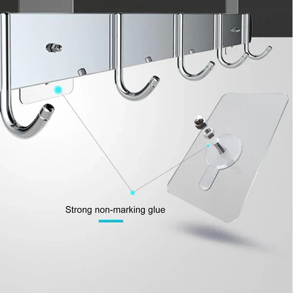 Punch-Free Screw Stickers – Strong Wall Mount Adhesive Hooks