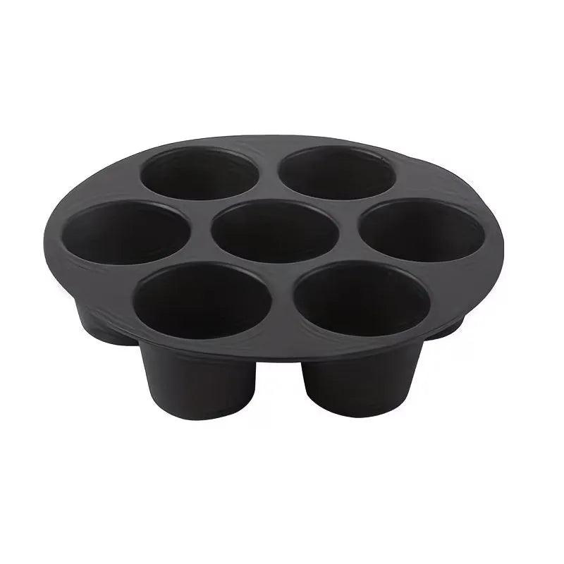 7-Cup Non-Stick Air Fryer Muffin & Cupcake Baking Tray – close-up detail