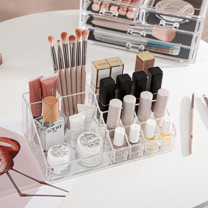 Acrylic Makeup Organizer Drawer Storage Box Multi Layer Cosmetic Organizer with Cover