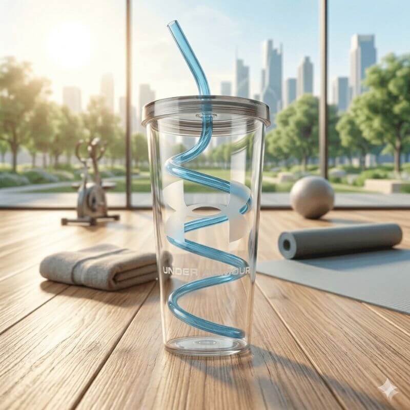Aesthetic Travel Tumbler with Straw | Durable Reusable Cup for Kids & Adults | Leak-Resistant Drink Cup