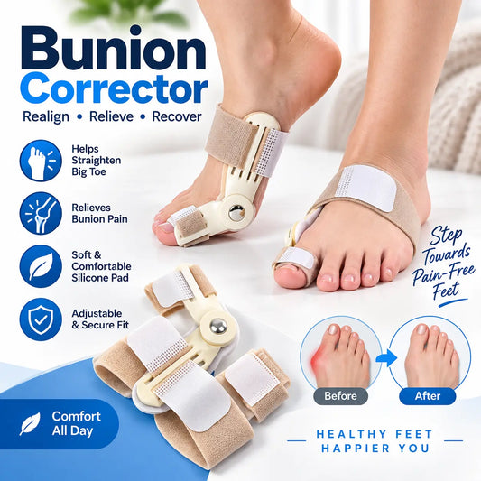Big Toe Bunion Corrector Silicone Toe Straightener Splint for Adults