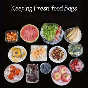 Disposable Food Cover Pack – Elastic Plate & Bowl Covers (Pack of 100 pcs)