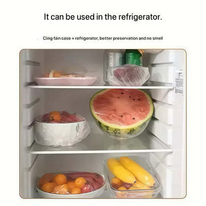 Disposable Food Cover Pack – Elastic Plate & Bowl Covers (Pack of 100 pcs)