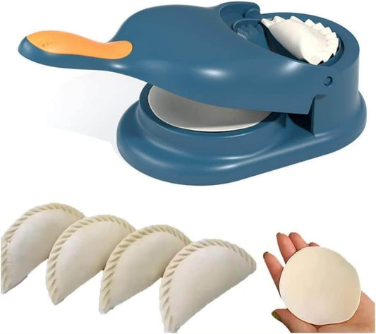 Dumpling Maker / Samosa Maker – 2-in-1 Dumpling Press & Wrapper Cutter