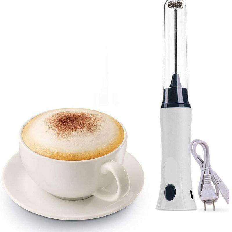 Electric Rechargeable Egg & Coffee Beater – USB Handheld Milk Frother & Mini Mixer