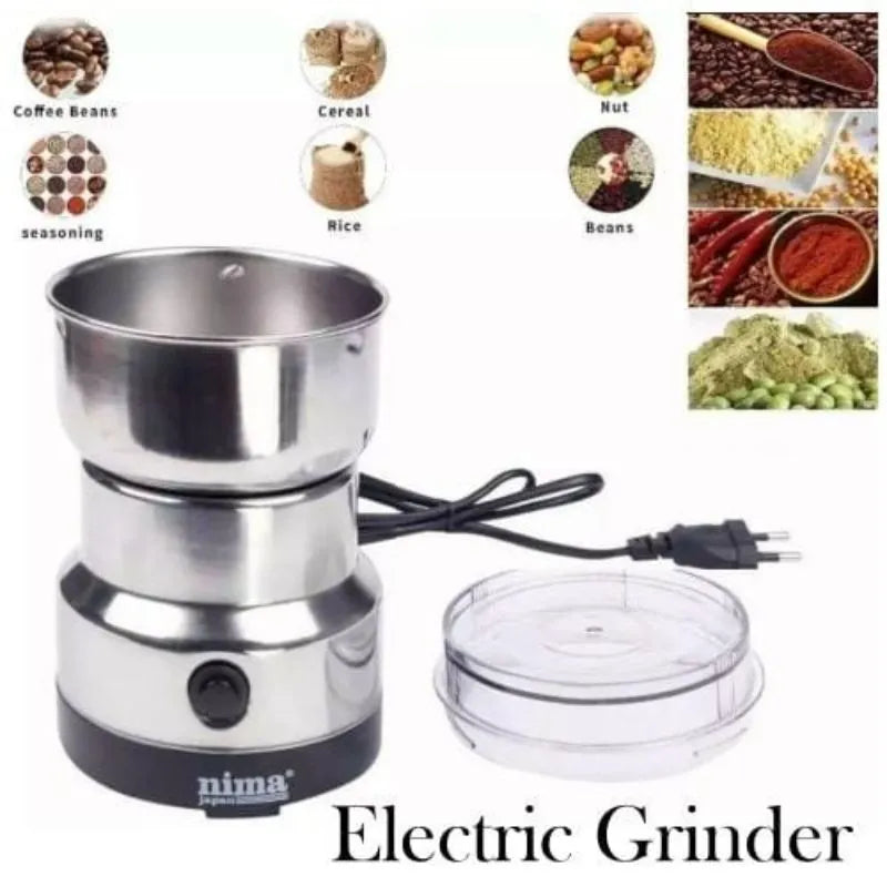Electric Stainless Steel Coffee, Spice & Dry Food Grinder – close-up detail