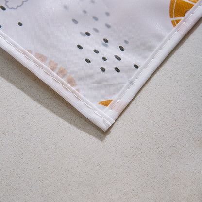 Fridge + Microwave Oven Cover Top with Storage Pockets – Dustproof & Washable