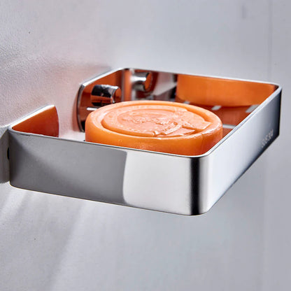 Modern Stainless Steel Wall-Mounted Soap Dish Holder