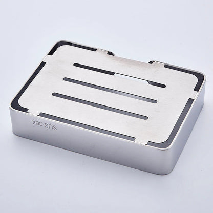 Modern Stainless Steel Wall-Mounted Soap Dish Holder