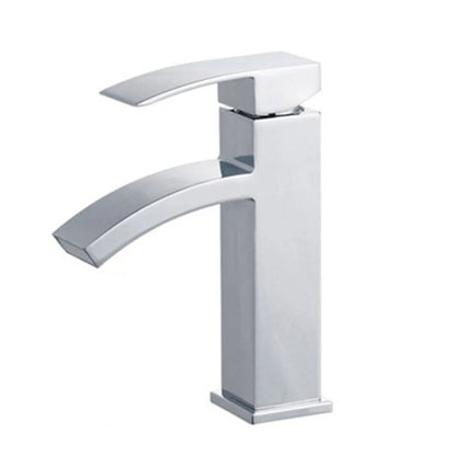 Modern Single-Hole Bathroom Waterfall Basin Faucet Mixer Tap