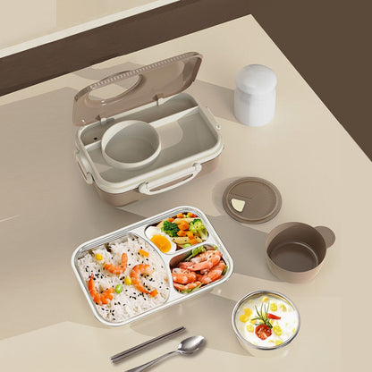 Kids Lunch Box Set 304 Stainless Steel Thermal Bento Box with Soup Cup