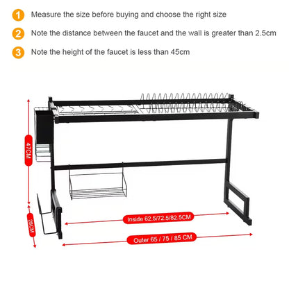 Kitchen Storage Shelf Over The Sink – Multi-Layer Dish Drying & Organizer Rack