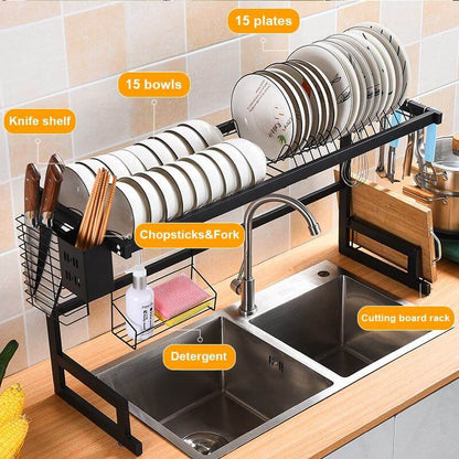 Kitchen Storage Shelf Over The Sink – Multi-Layer Dish Drying & Organizer Rack