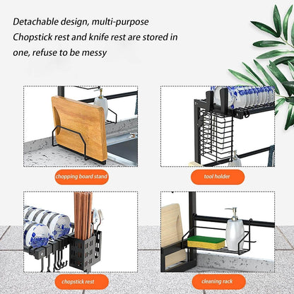 Kitchen Storage Shelf Over The Sink – Multi-Layer Dish Drying & Organizer Rack
