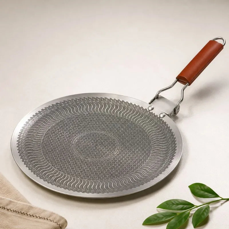 Laser Coated Non-Stick Tawa – Foldable Handle