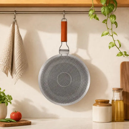 Laser Coated Non-Stick Tawa – Foldable Handle