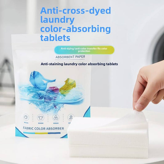 Laundry Color Catcher Sheets 50pcs Anti Dye Transfer Color Absorbing Paper for Washing Machine