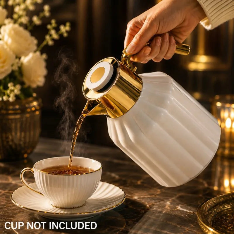 Vacuum Insulated Coffee & Tea Thermos Jug – 1 Liter – close-up detail