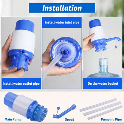 Manual Water Dispenser Pump – BPA-Free Drinking Water Pump for 19L Bottles