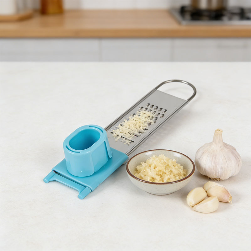 Multipurpose Garlic Grater & Presser Tool