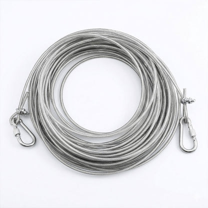 Stainless Steel PVC Coated Clothesline – Heavy-Duty Rust-Resistant Drying Wire