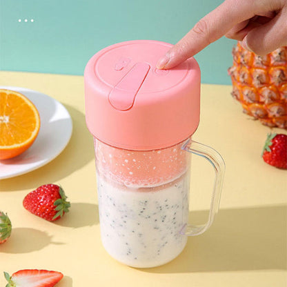 Portable Electric Mini Juicer Cup with Straw