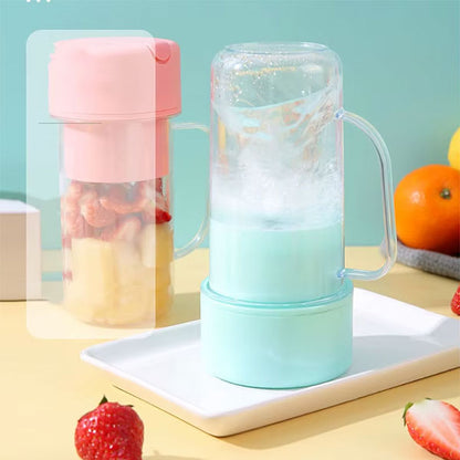 Portable Electric Mini Juicer Cup with Straw
