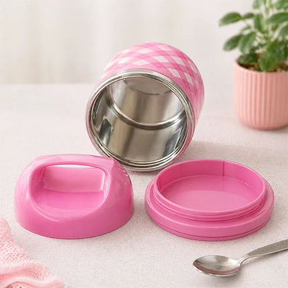 Portable Stainless Steel Lunch Box 630ml – Thermal Tiffin with Handle