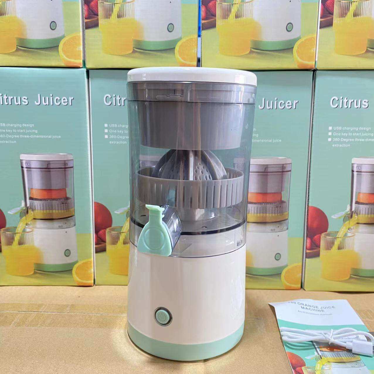 Portable Electric Citrus Juicer – USB Rechargeable 45W