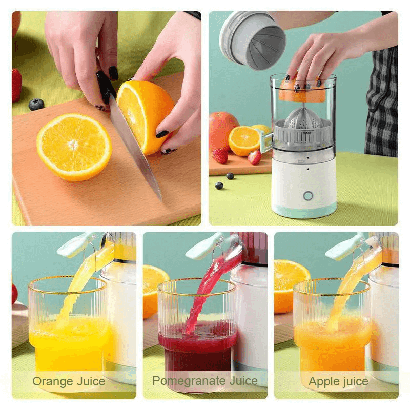 Portable Electric Citrus Juicer – USB Rechargeable 45W