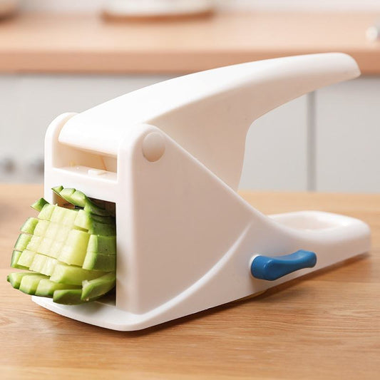 Potato Chipper – Manual French Fries Cutter & Vegetable Slicer