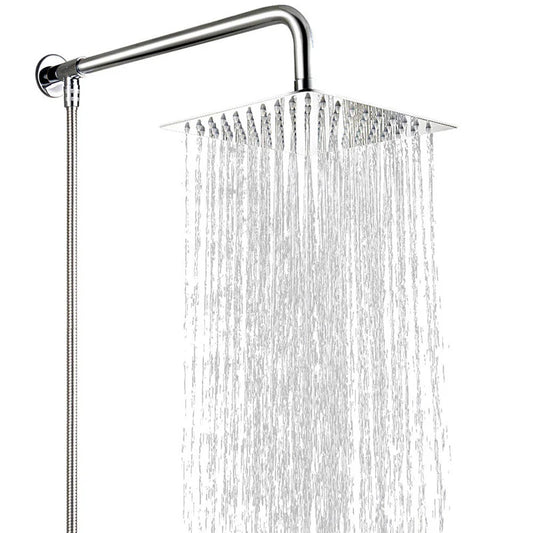 Premium Quality Overhead Rain Shower – Stainless Steel Square Rainfall Shower Head
