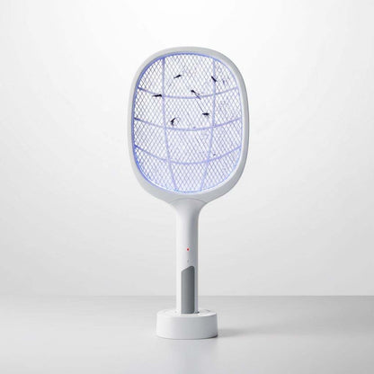 Rechargeable Electric Mosquito Racket USB Bug Zapper UV Light Insect Killer