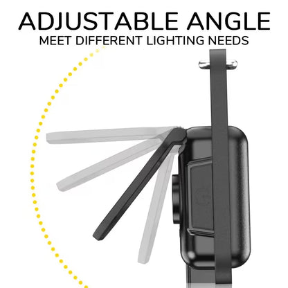 Rechargeable Keychain Light – COB Mini Flashlight with 4 Lighting Modes