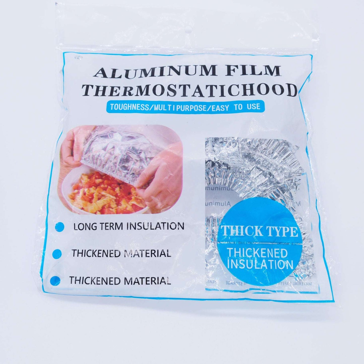 Reusable Aluminum Foil Food Cover Heat Insulation Food Preservation Cover for Kitchen Use