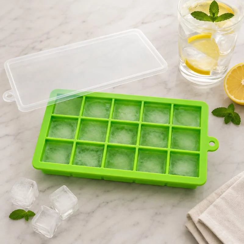 Reusable Ice Cubes Silicone Set – Food Grade Drink Cooling Cubes