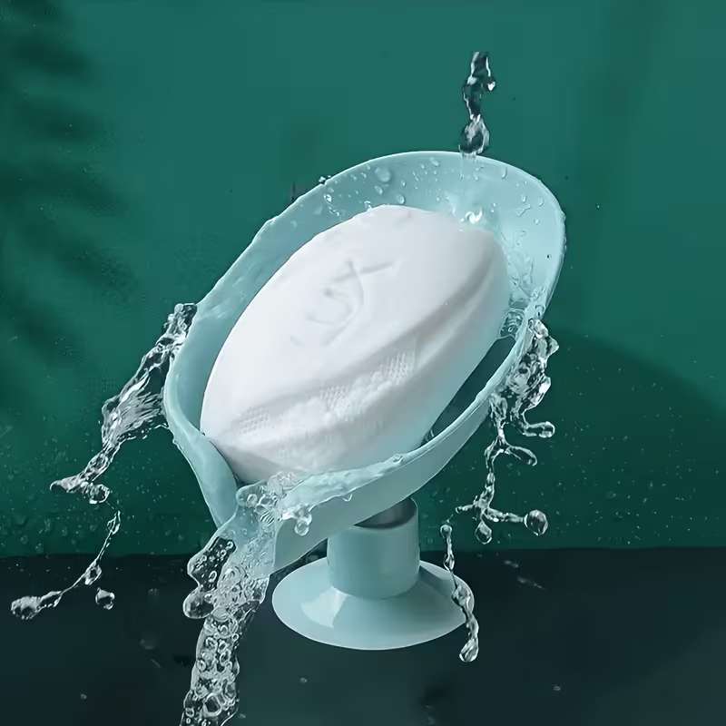 Self-Draining Soap Dish – Quick Drain Soap Holder for Bathroom & Kitchen