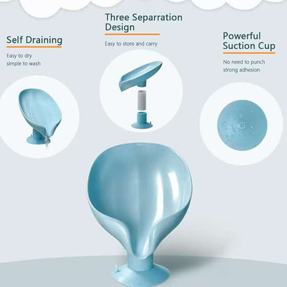 Self-Draining Soap Dish – Quick Drain Soap Holder for Bathroom & Kitchen