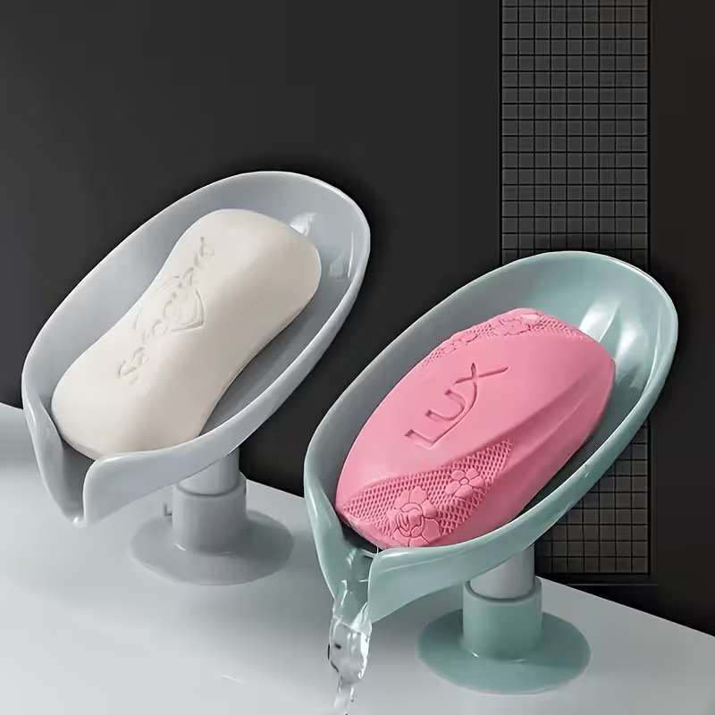 Self-Draining Soap Dish – Quick Drain Soap Holder for Bathroom & Kitchen