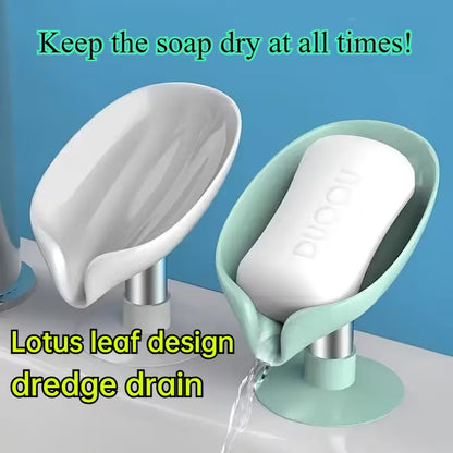 Self-Draining Soap Dish – Quick Drain Soap Holder for Bathroom & Kitchen